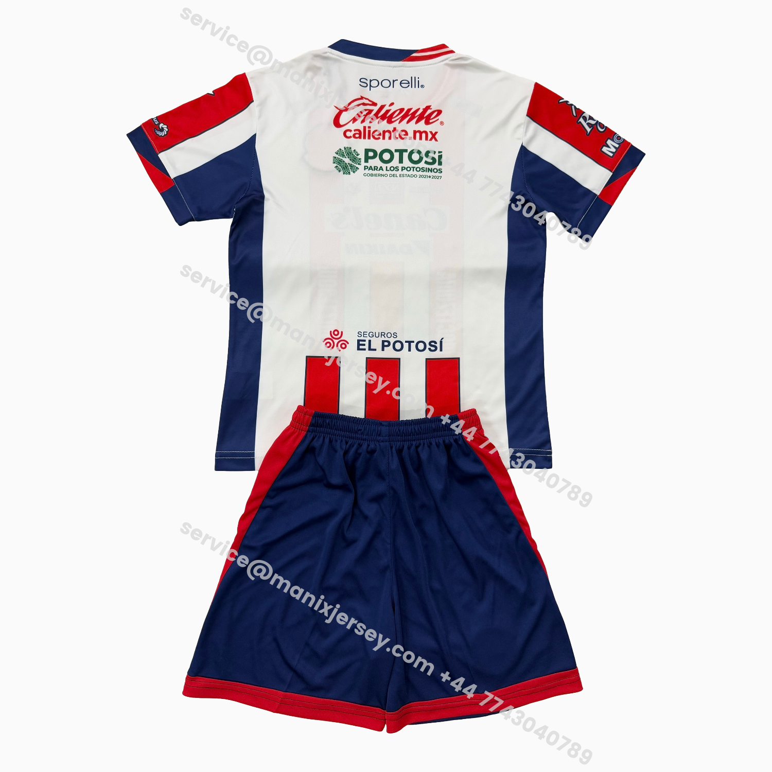 ManixJersey.com | Atlético San Luis 25-26 Home Men's Adult Jersey Set - Fans Version -Customize Name, Number and Patch | Worldwide Shipping