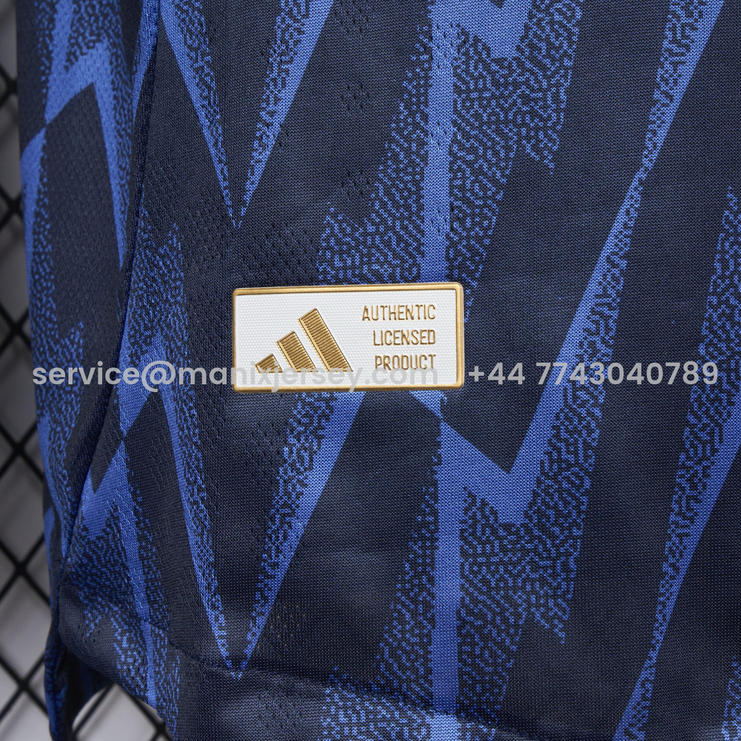 ManixJersey.com | Arsenal 25-26 Away Blue Jersey - Player Version -Customize Name, Number and Patch | Worldwide Shipping