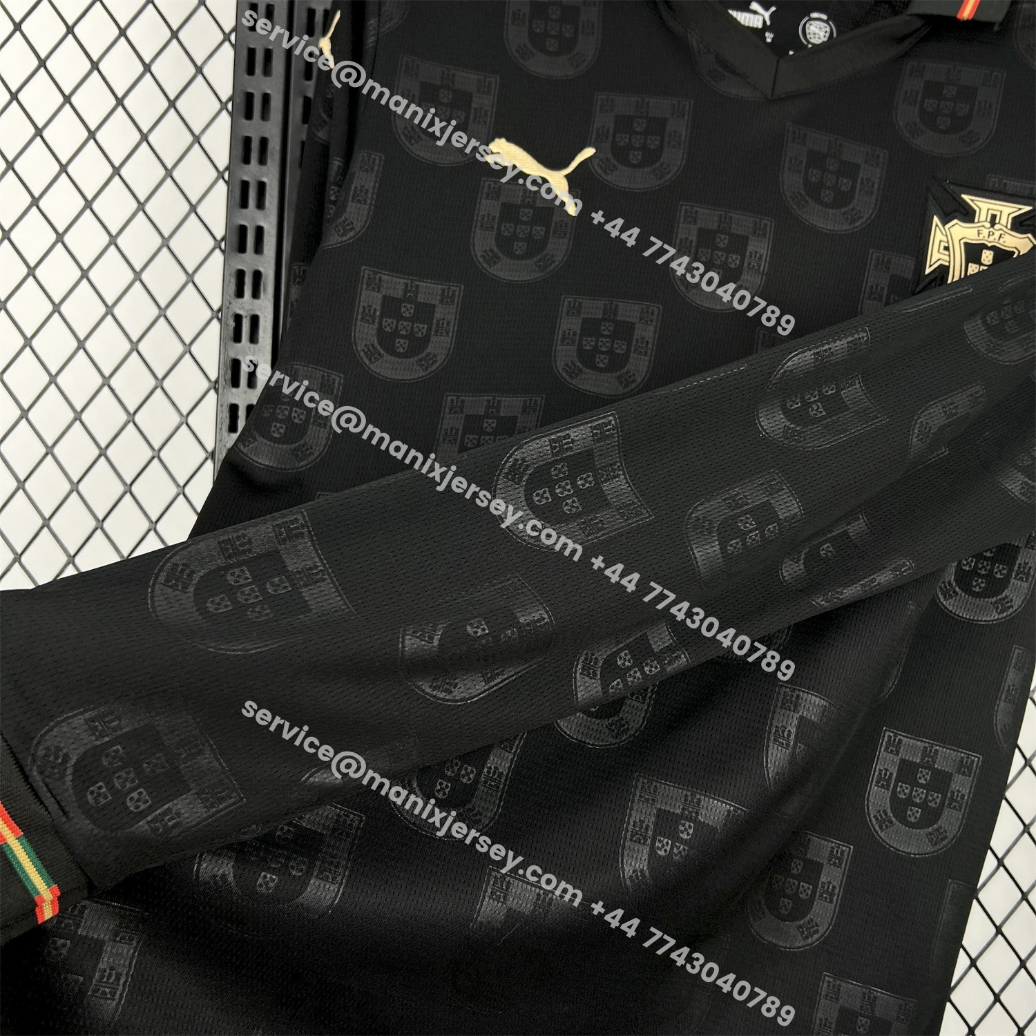 ManixJersey.com | Portugal 2026 Away Long Sleeves Jersey - Fans Version -Customize Name, Number and Patch | Worldwide Shipping