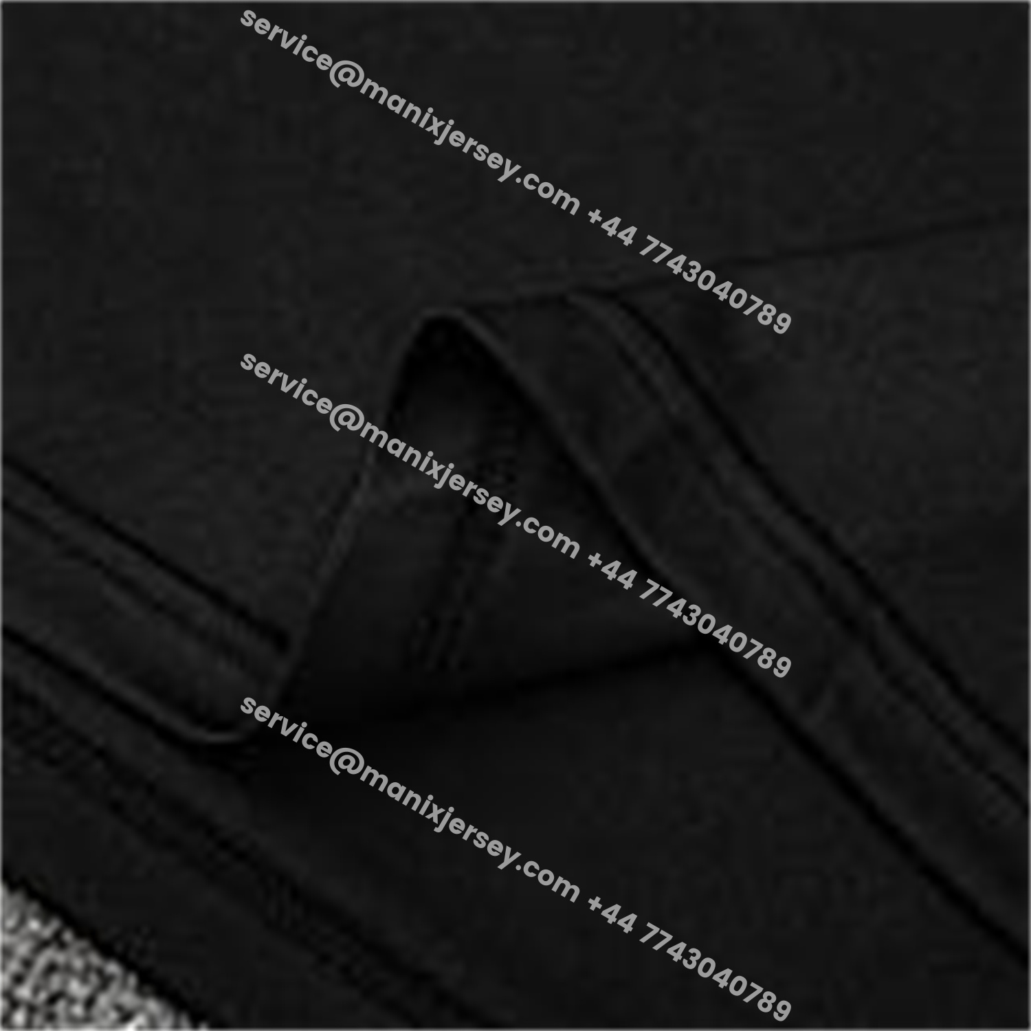 ManixJersey.com | Real Madrid 25-26 Short-Sleeve Training Set - Light Grey Stripes Black Top & Black Shorts -Customize Name, Number and Patch | Worldwide Shipping