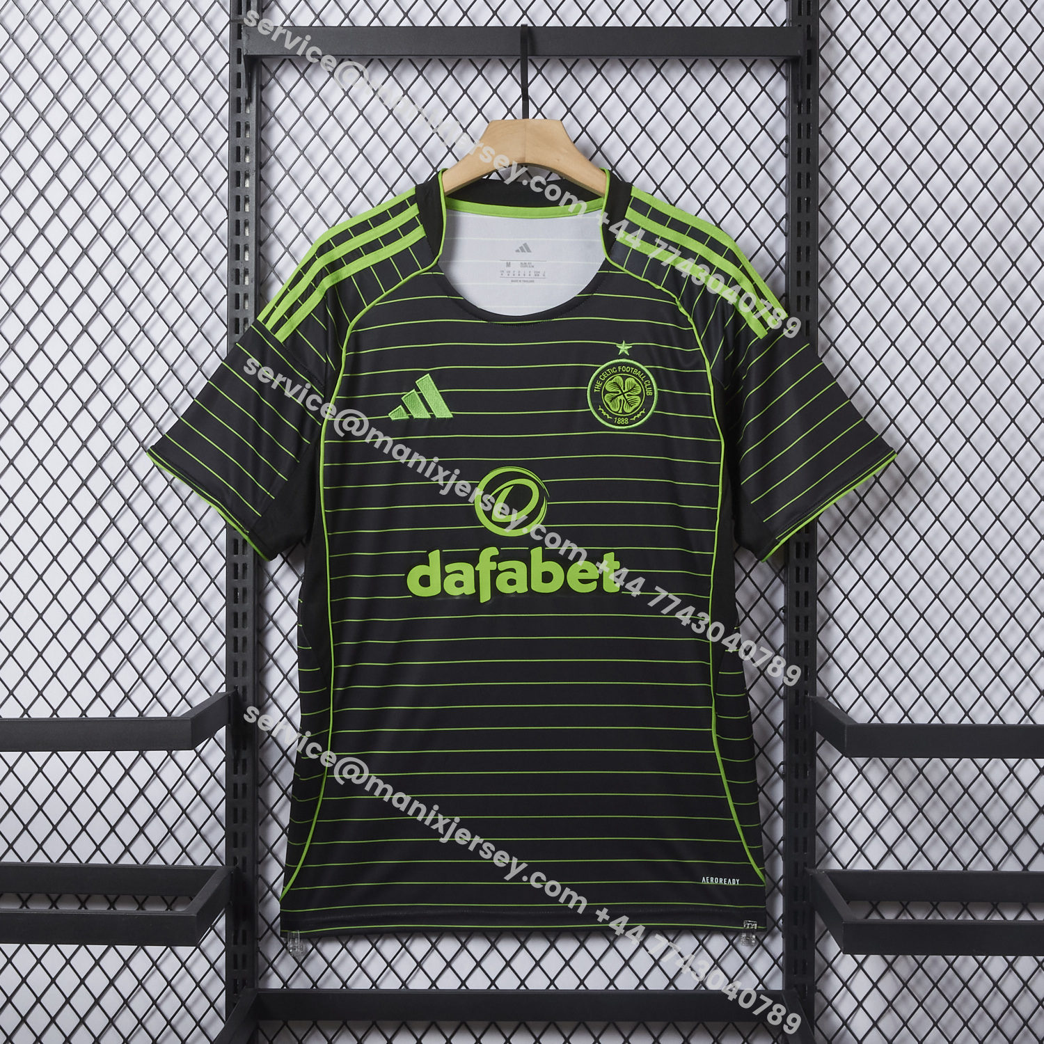 ManixJersey.com | Celtic 25-26 Away Green Jersey - Fans Version -Customize Name, Number and Patch | Worldwide Shipping