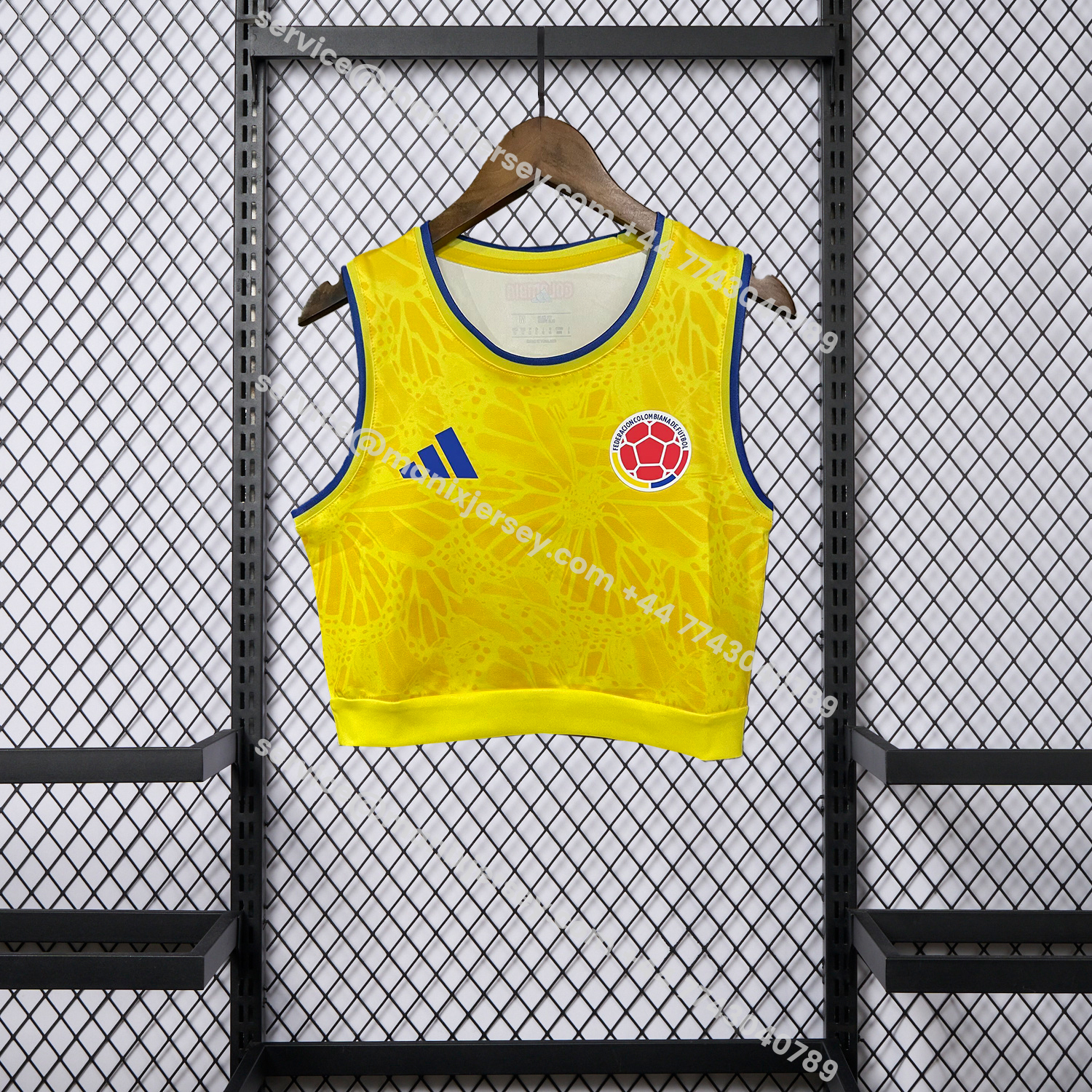 ManixJersey.com | Women's Colombia 2026 Home Yoga Vest -Customize Name, Number and Patch | Worldwide Shipping
