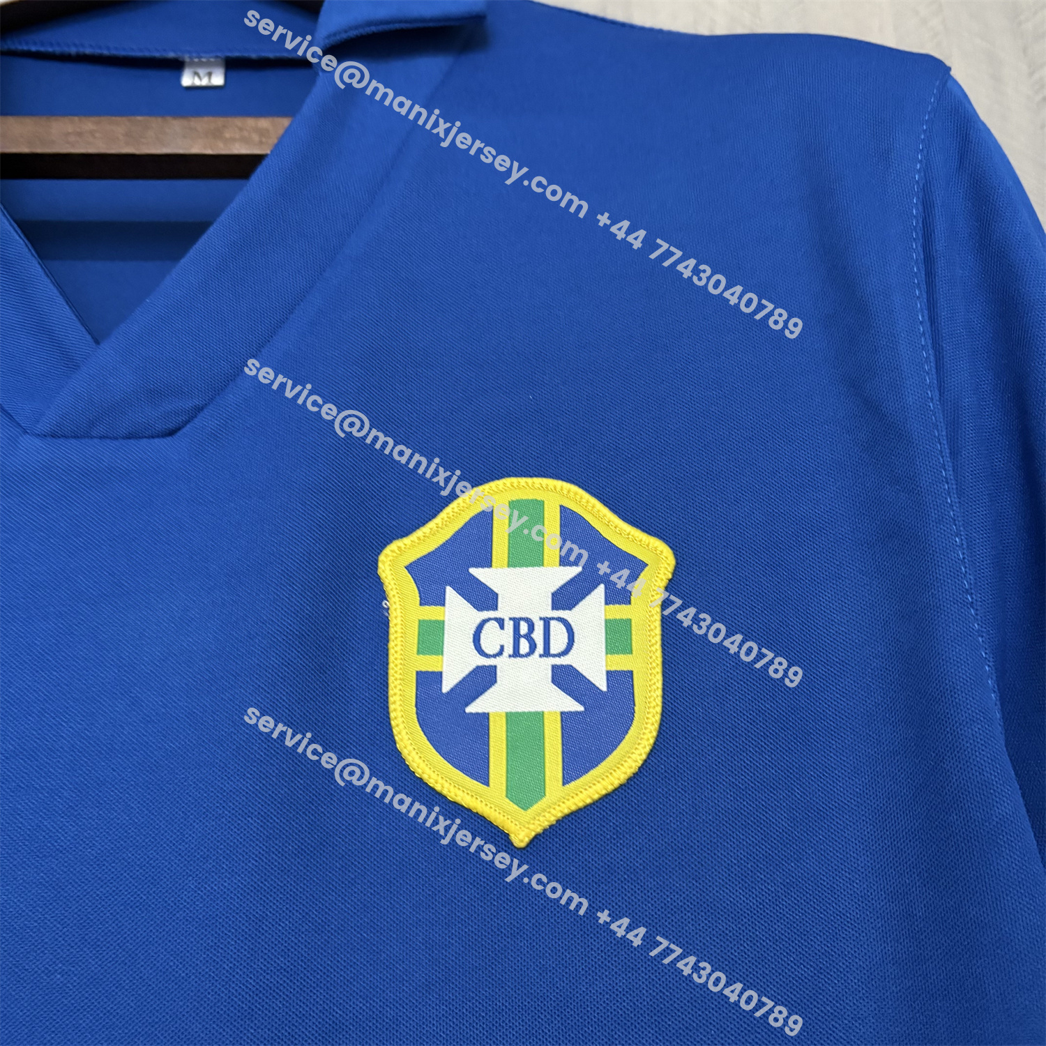 ManixJersey.com | Retro Brazil 1958 Away Jersey -Customize Name, Number and Patch | Worldwide Shipping