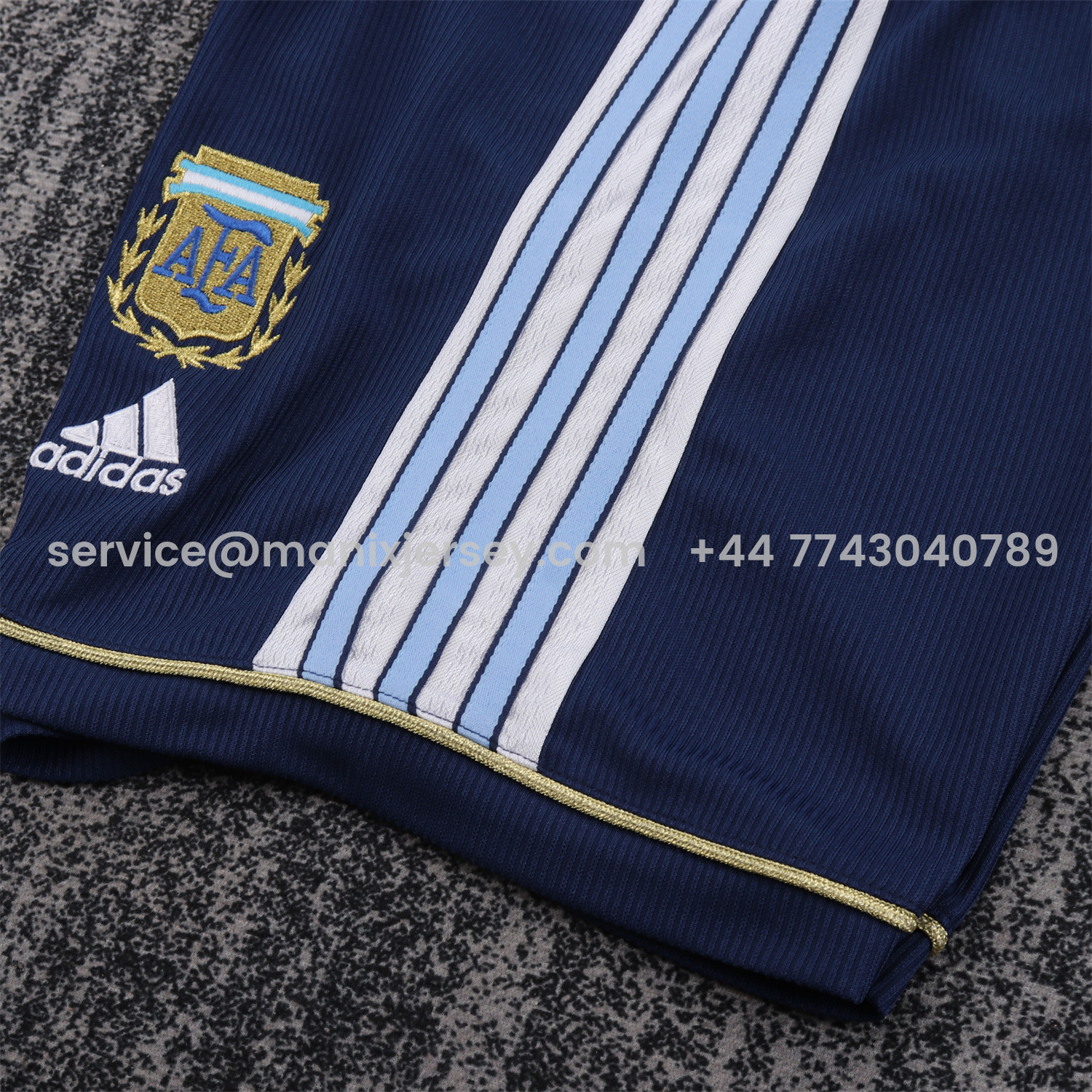 ManixJersey.com | Retro Argentina 1998 Away Kids Kit -Customize Name, Number and Patch | Worldwide Shipping