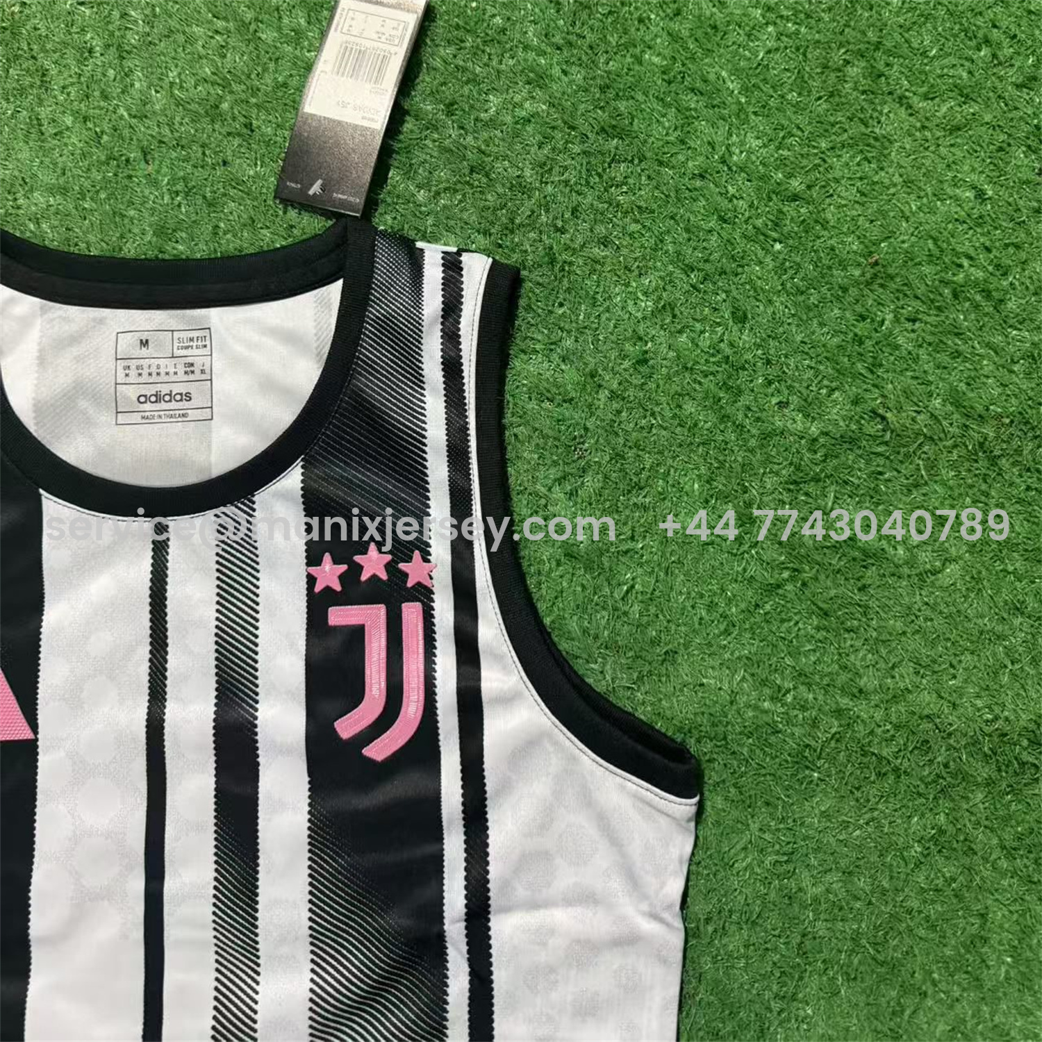 ManixJersey.com | Women's Juventus 25-26 Home Black And White Yoga Vest -Customize Name, Number and Patch | Worldwide Shipping