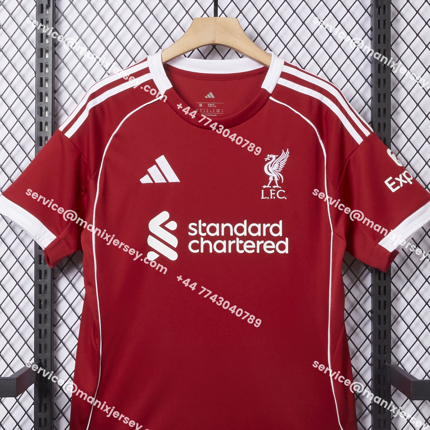 ManixJersey.com | Liver.pool 25-26 Home Jersey - Fans Version -Customize Name, Number and Patch | Worldwide Shipping