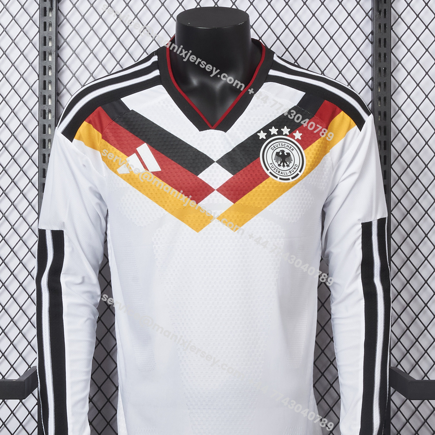 ManixJersey.com | Germany 25-26 Home (Informal-release Version) Long Sleeves Jersey - Player Version -Customize Name, Number and Patch | Worldwide Shipping