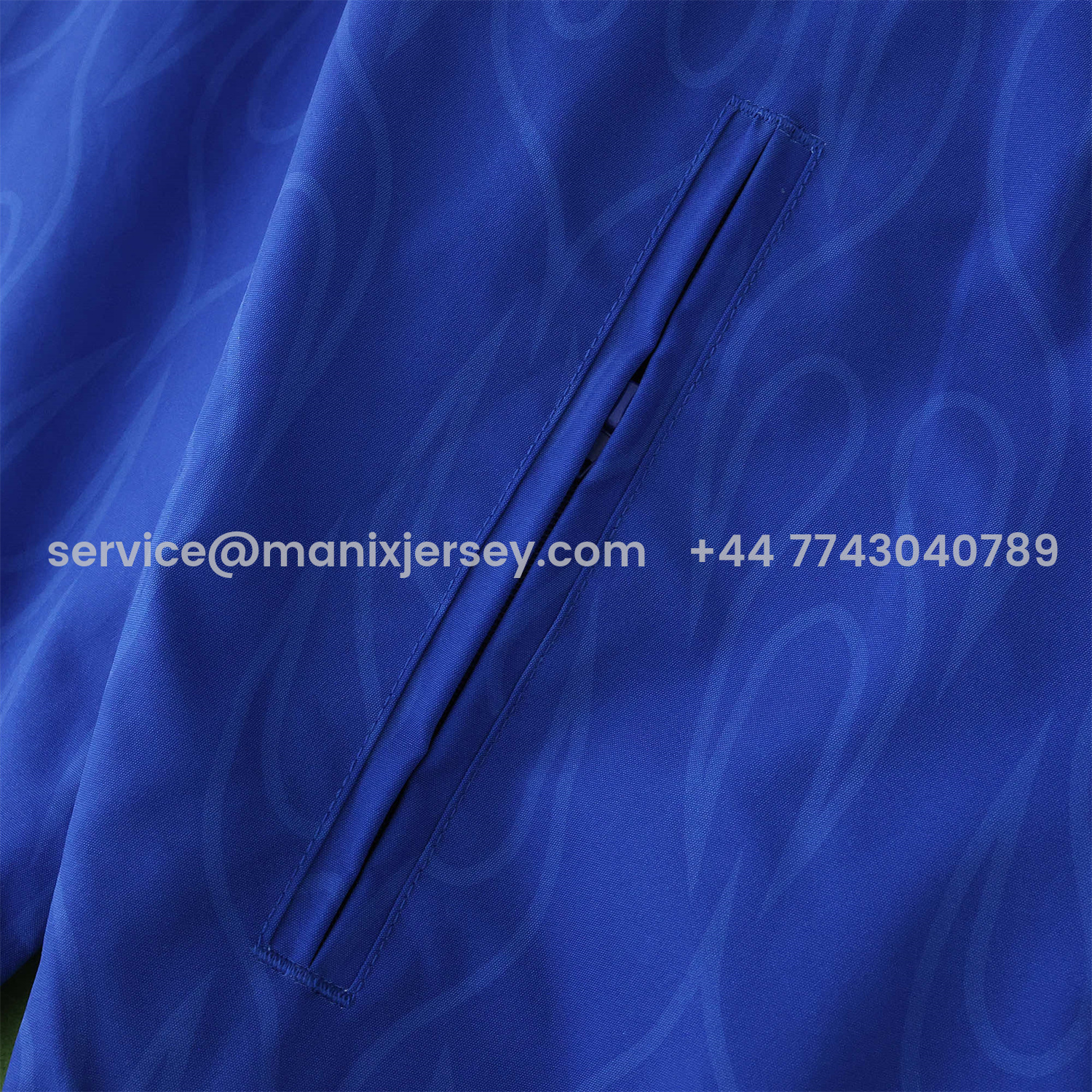 ManixJersey.com | Retro Japan 1998 Throwback Double Sided Reversible Windbreaker - White & Blue -Customize Name, Number and Patch | Worldwide Shipping