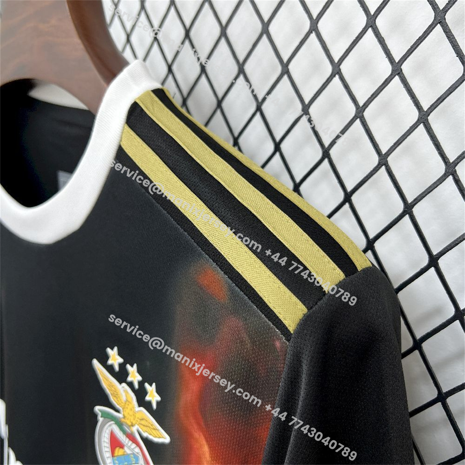 ManixJersey.com | Benfica 25-26 Fire Eagle Jersey - Fans Version -Customize Name, Number and Patch | Worldwide Shipping