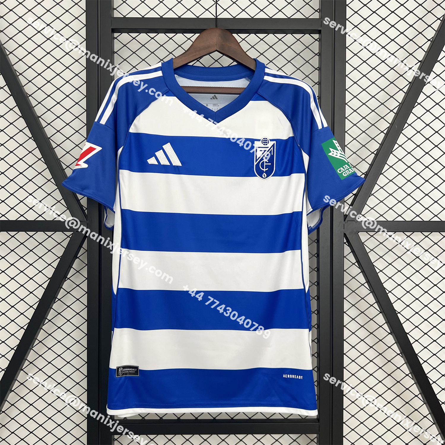 ManixJersey.com | Granada CF 25-26 Away Jersey - Fans Version -Customize Name, Number and Patch | Worldwide Shipping