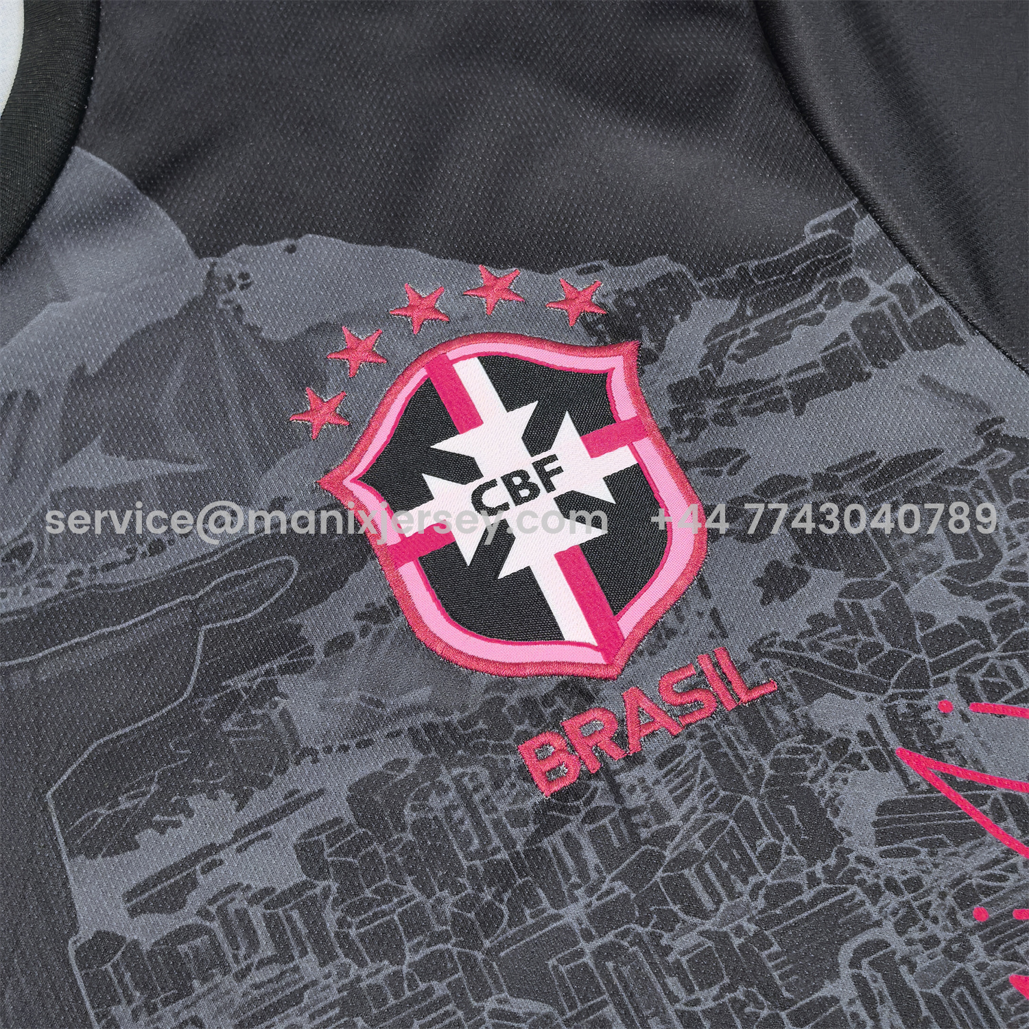 ManixJersey.com | Brazil 25-26 Rio de Janeiro Purple And Black Special Jersey - Fans Version -Customize Name, Number and Patch | Worldwide Shipping