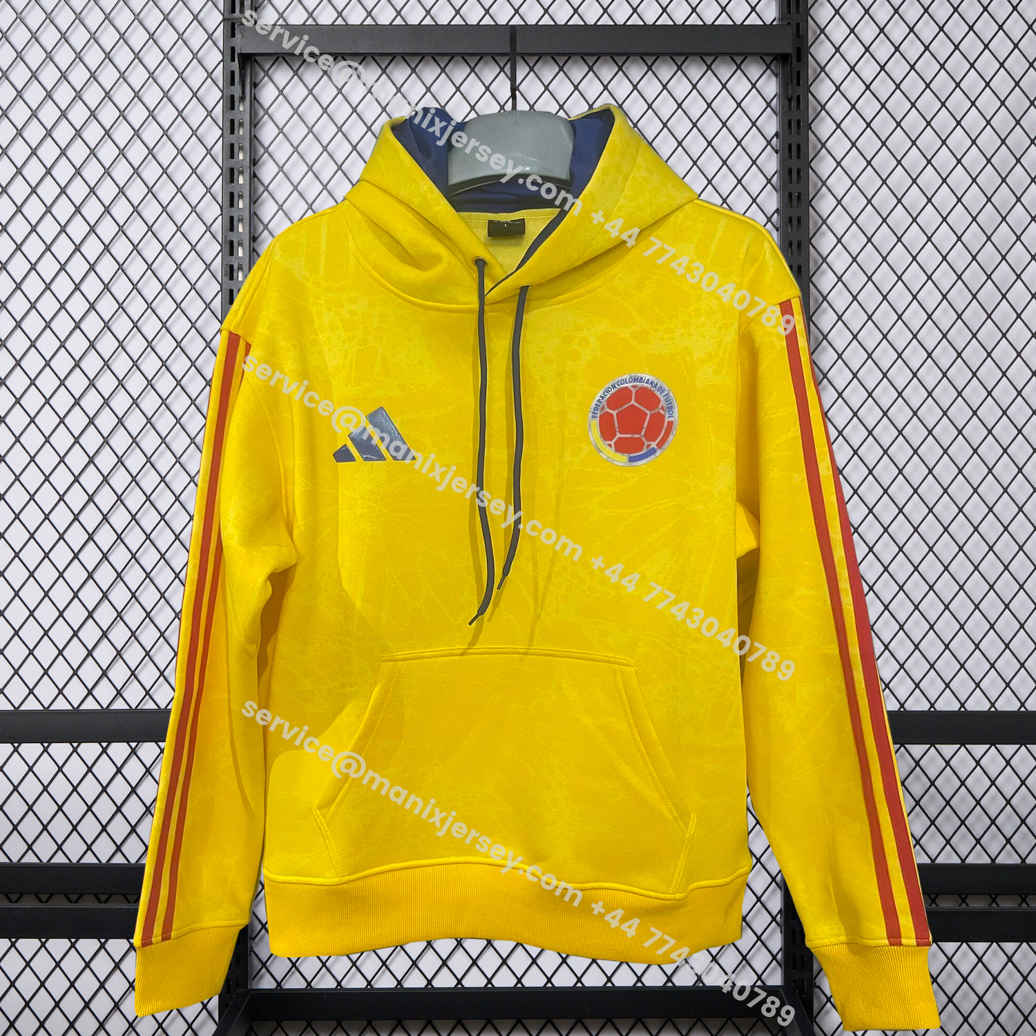 ManixJersey.com | Colombia 2026 Home Unisex Pullover Hoodie -Customize Name, Number and Patch | Worldwide Shipping