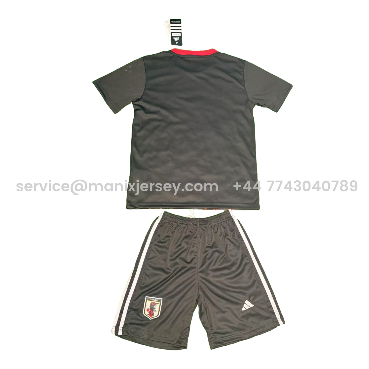ManixJersey.com | Japan 25-26 Saiyan At Sunset Black Special Kids Kit -Customize Name, Number and Patch | Worldwide Shipping