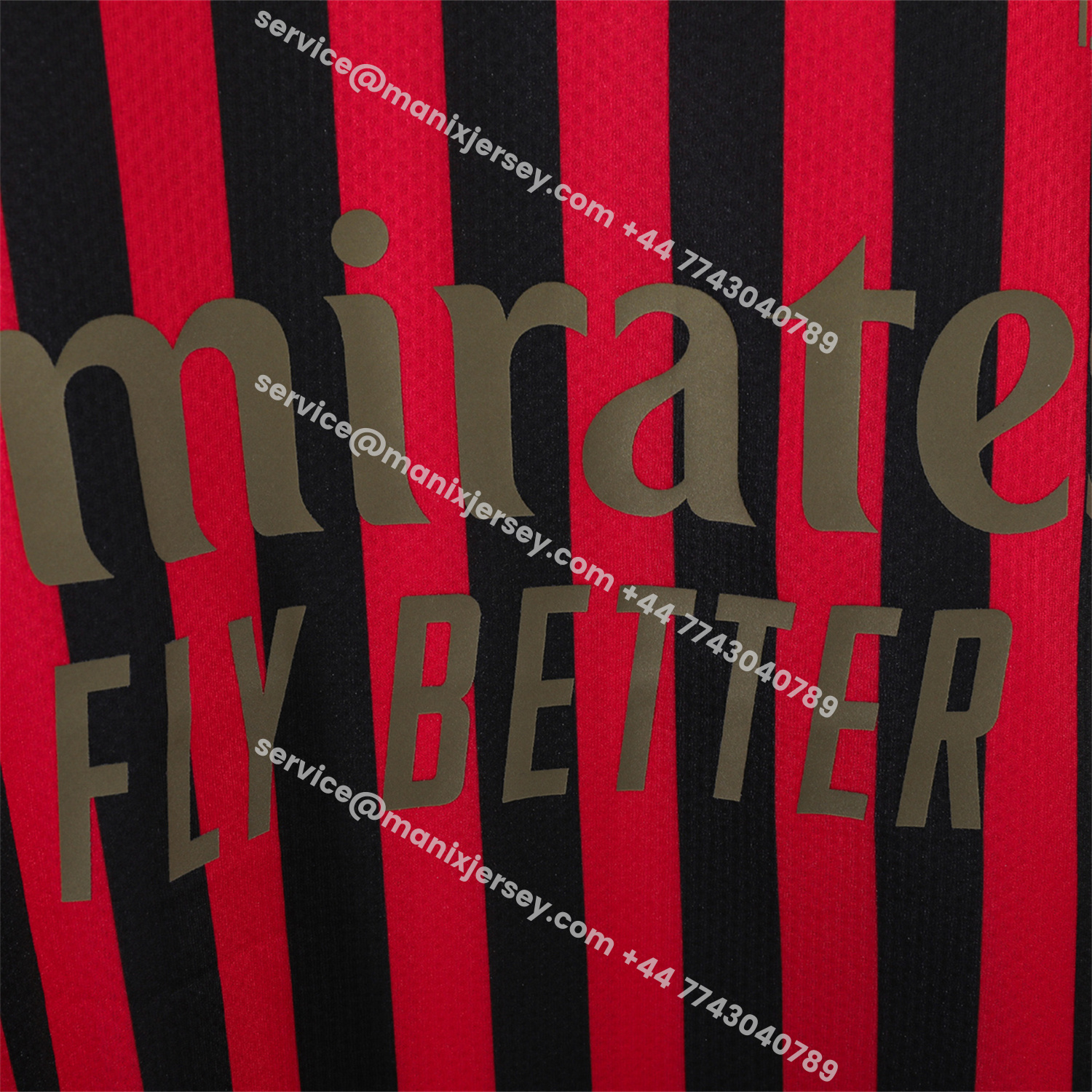 ManixJersey.com | Retro AC Milan 2019 120th Anniversary Home Jersey -Customize Name, Number and Patch | Worldwide Shipping