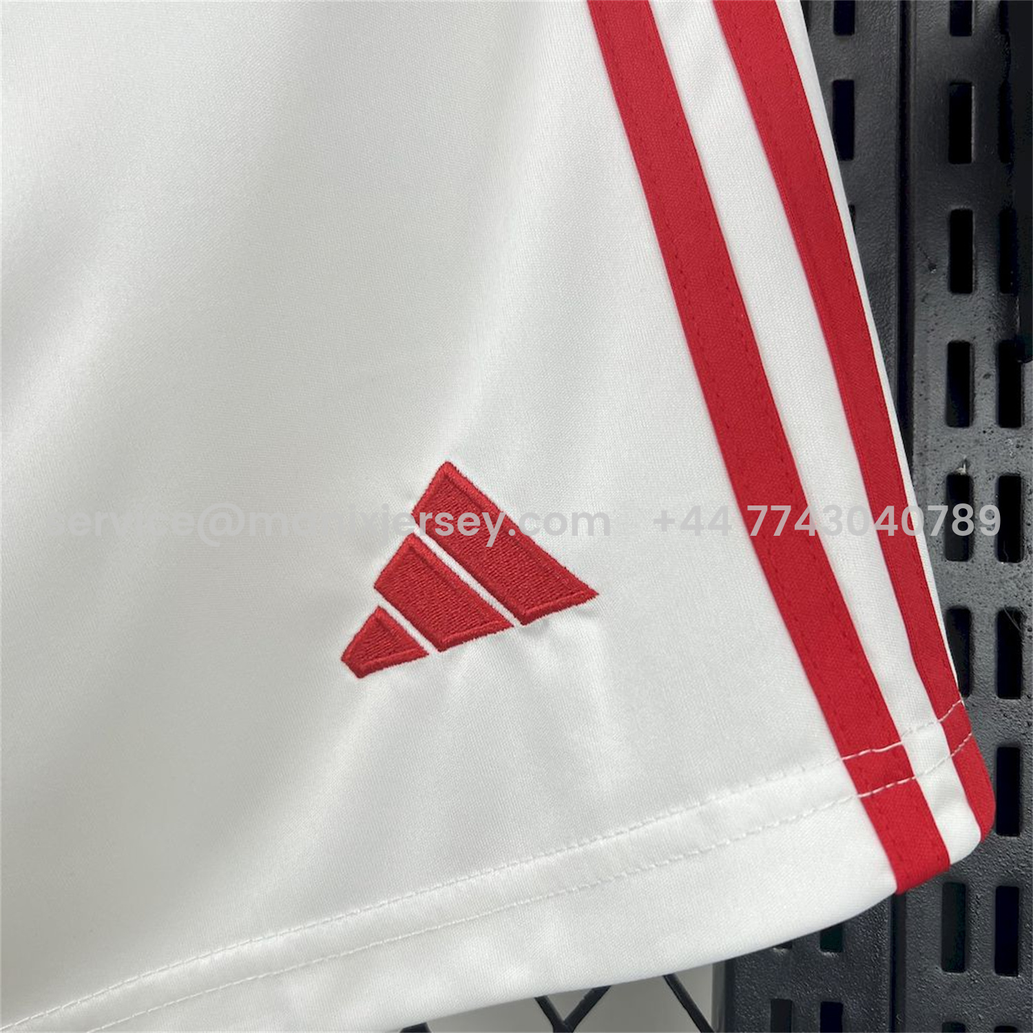 ManixJersey.com | Arsenal 25-26 Home White Shorts - Fans Version -Customize Name, Number and Patch | Worldwide Shipping