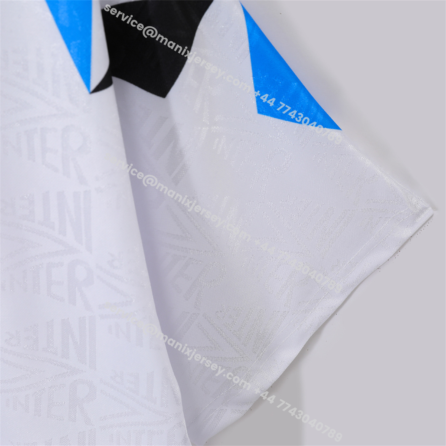 ManixJersey.com | Retro Inter Milan 1992-93 Away Jersey -Customize Name, Number and Patch | Worldwide Shipping