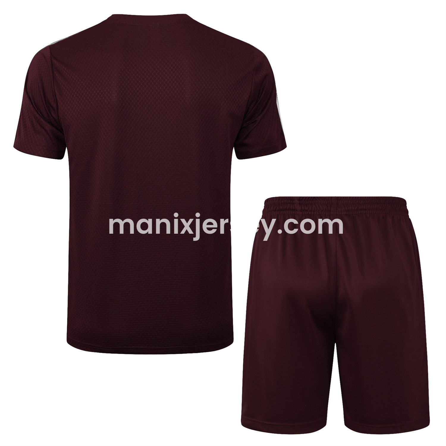 ManixJersey.com | Ajax 25-26 Throwback Trefoil Short-Sleeve Training Set - Deep Red -Customize Name, Number and Patch | Worldwide Shipping