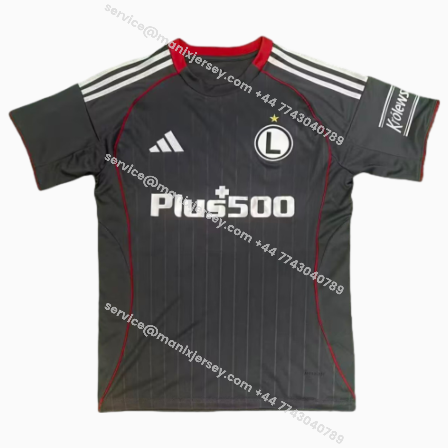 ManixJersey.com | Legia Warszawa 25-26 Third Black Jersey - Fans Version -Customize Name, Number and Patch | Worldwide Shipping