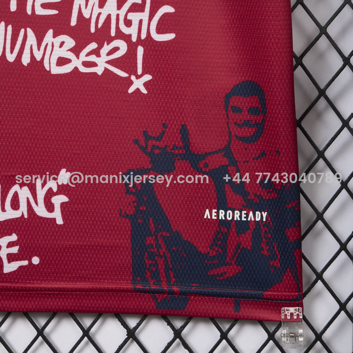 ManixJersey.com | Retro Manchester United 21-22 Home Ronaldo Graffiti Edition Special Edition Jersey -Customize Name, Number and Patch | Worldwide Shipping