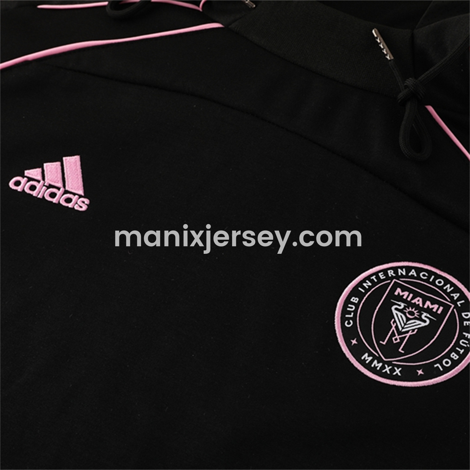 ManixJersey.com | INT M.A.M 25-26 Long Sleeves Training Hoodie Set - Black Hoodie + Pants -Customize Name, Number and Patch | Worldwide Shipping
