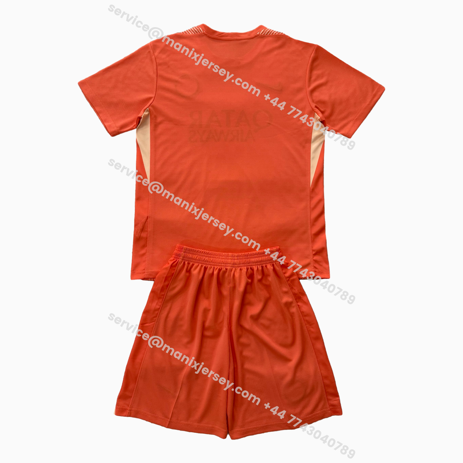 ManixJersey.com | Paris Saint-Germain PSG 25-26 Orange Goalkeeper Men's Adult Jersey Set - Fans Version -Customize Name, Number and Patch | Worldwide Shipping