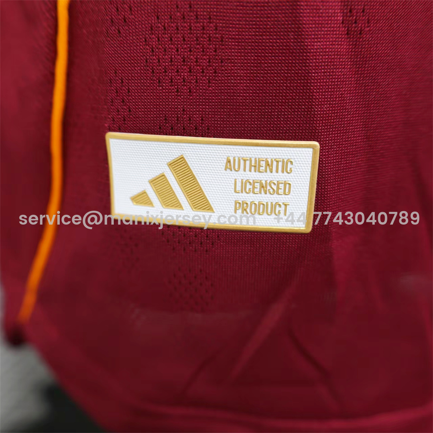 ManixJersey.com | AS Roma 25-26 Home Unsponsored Jersey - Player Version -Customize Name, Number and Patch | Worldwide Shipping