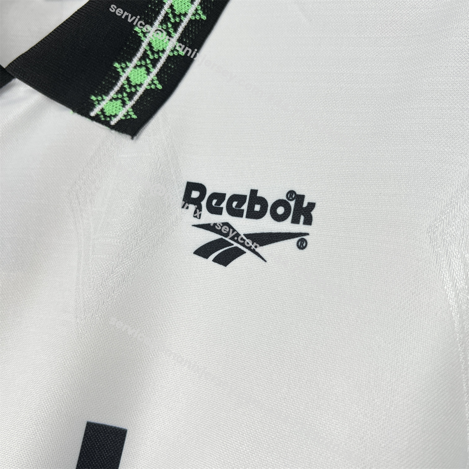 ManixJersey.com | Retro Borussia Mönchengladbach 1995-96 Home Long Sleeves Jersey -Customize Name, Number and Patch | Worldwide Shipping