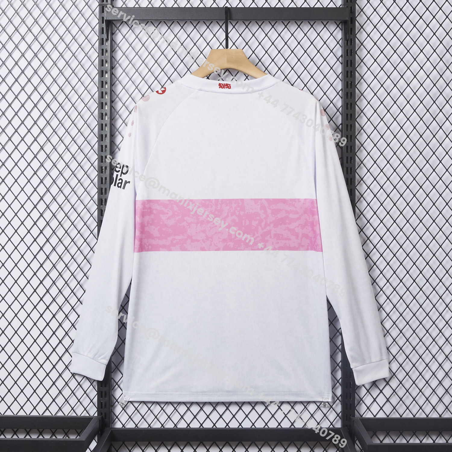 ManixJersey.com | VfB Stuttgart 25-26 European Home Long Sleeves Jersey - Fans Version -Customize Name, Number and Patch | Worldwide Shipping