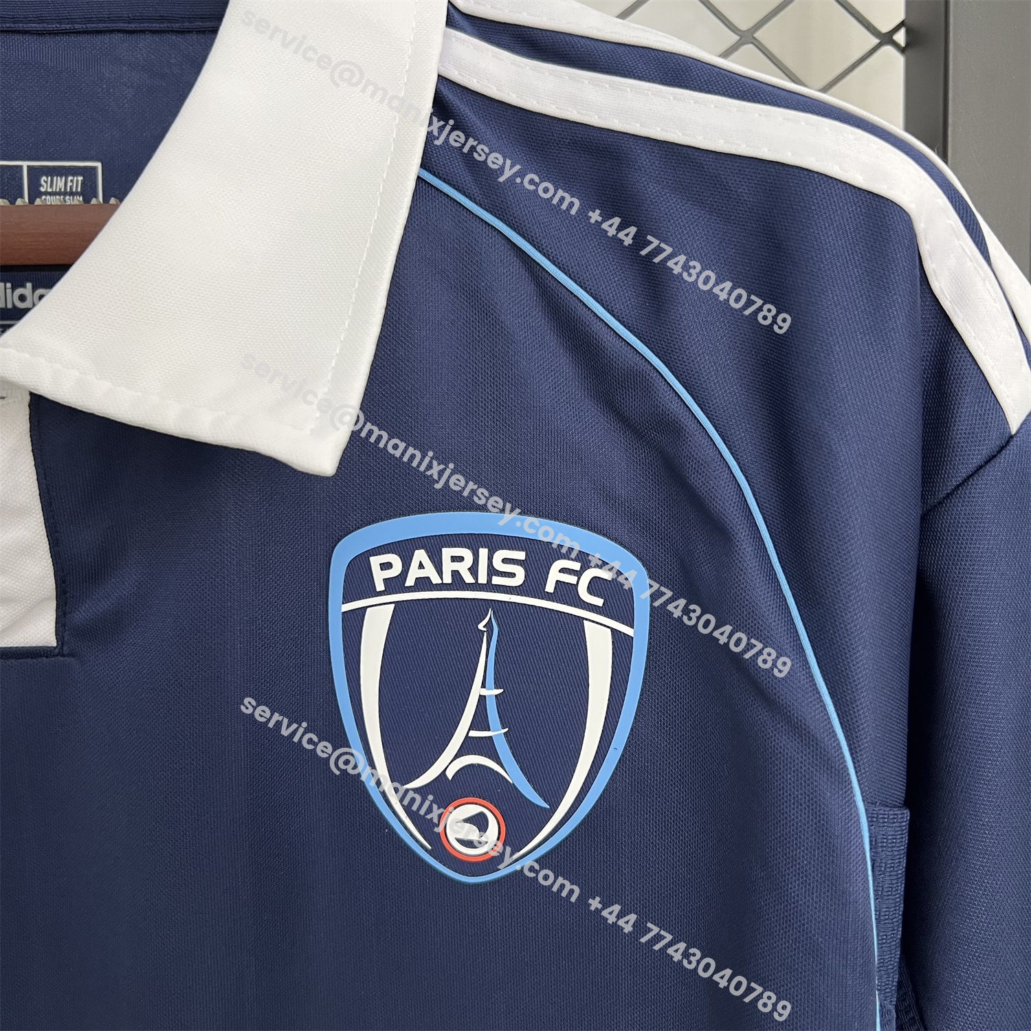 ManixJersey.com | Paris FC 25-26 Home Jersey - Fans Version -Customize Name, Number and Patch | Worldwide Shipping