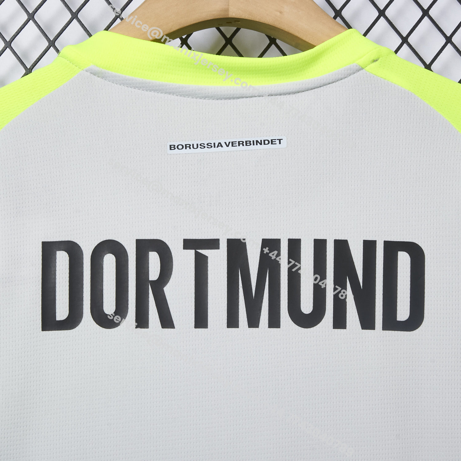 ManixJersey.com | Dortmund 25-26 Away Silver Mist Jersey - Fans Version -Customize Name, Number and Patch | Worldwide Shipping