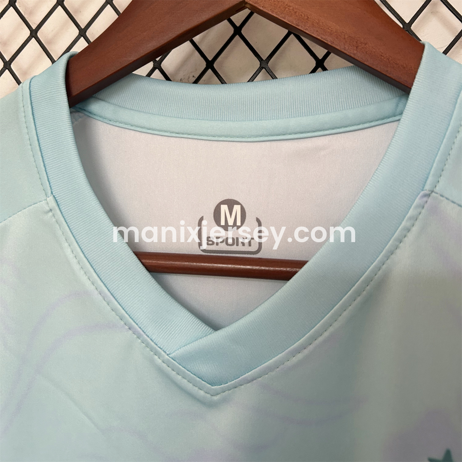 ManixJersey.com | Algeria 25-26 Blue Green Gradient Auspicious Cloud Pattern Special Jersey - Fans Version -Customize Name, Number and Patch | Worldwide Shipping
