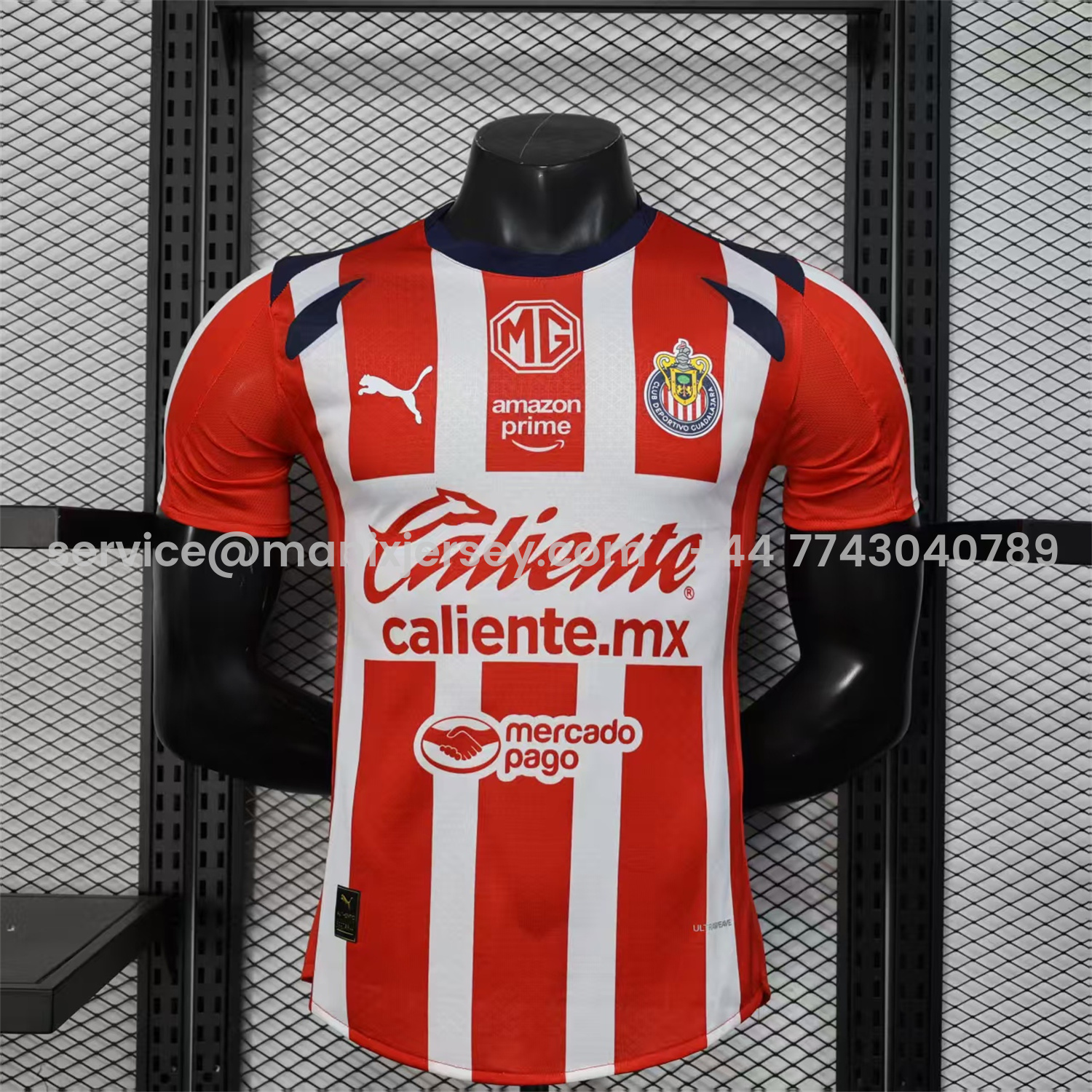 ManixJersey.com | Chivas de Guadalajara 25-26 Home Jersey - Player Version -Customize Name, Number and Patch | Worldwide Shipping