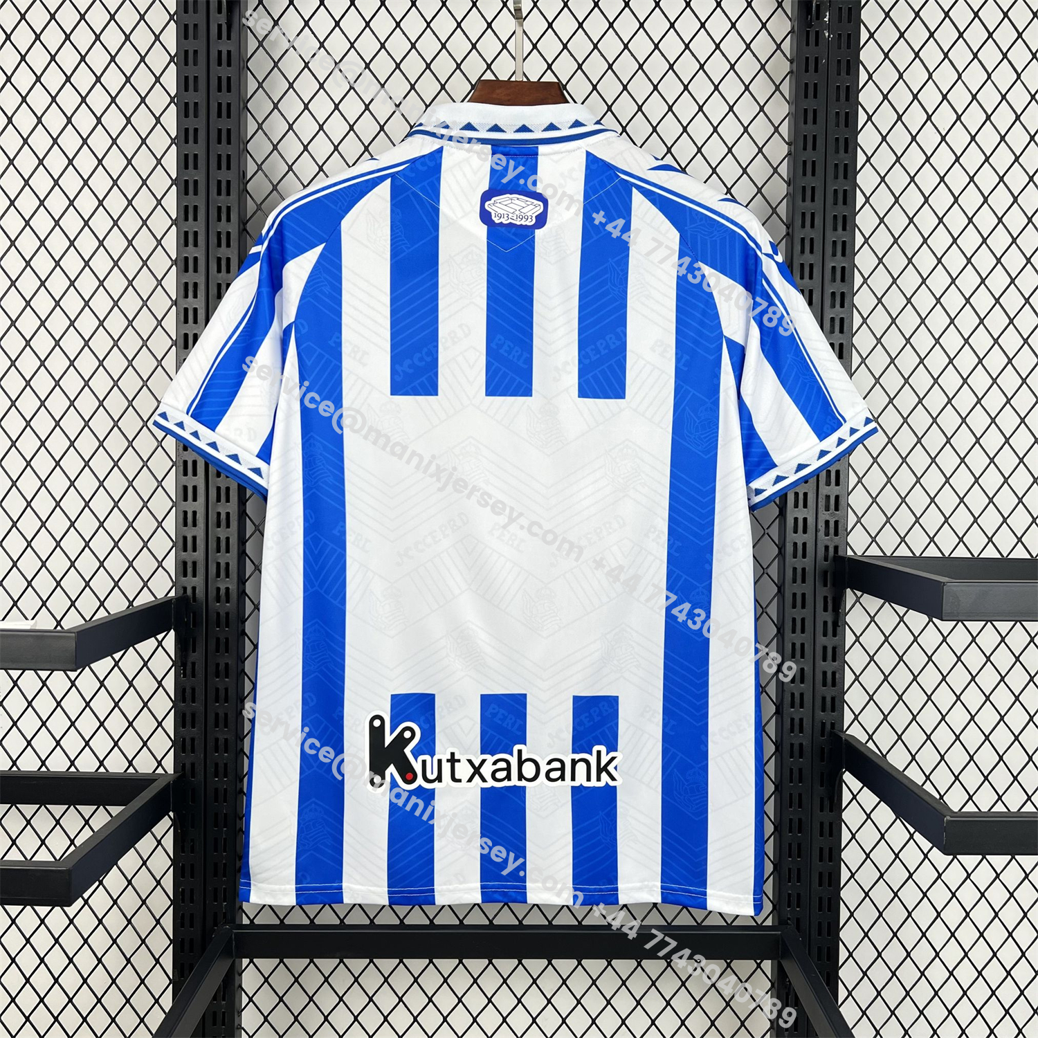 Real Sociedad 25-26 White With Royal Blue Retro Style Special Jersey - Fans Version:football jersey mysite: unitedjerseyfootball 邓江浪:football