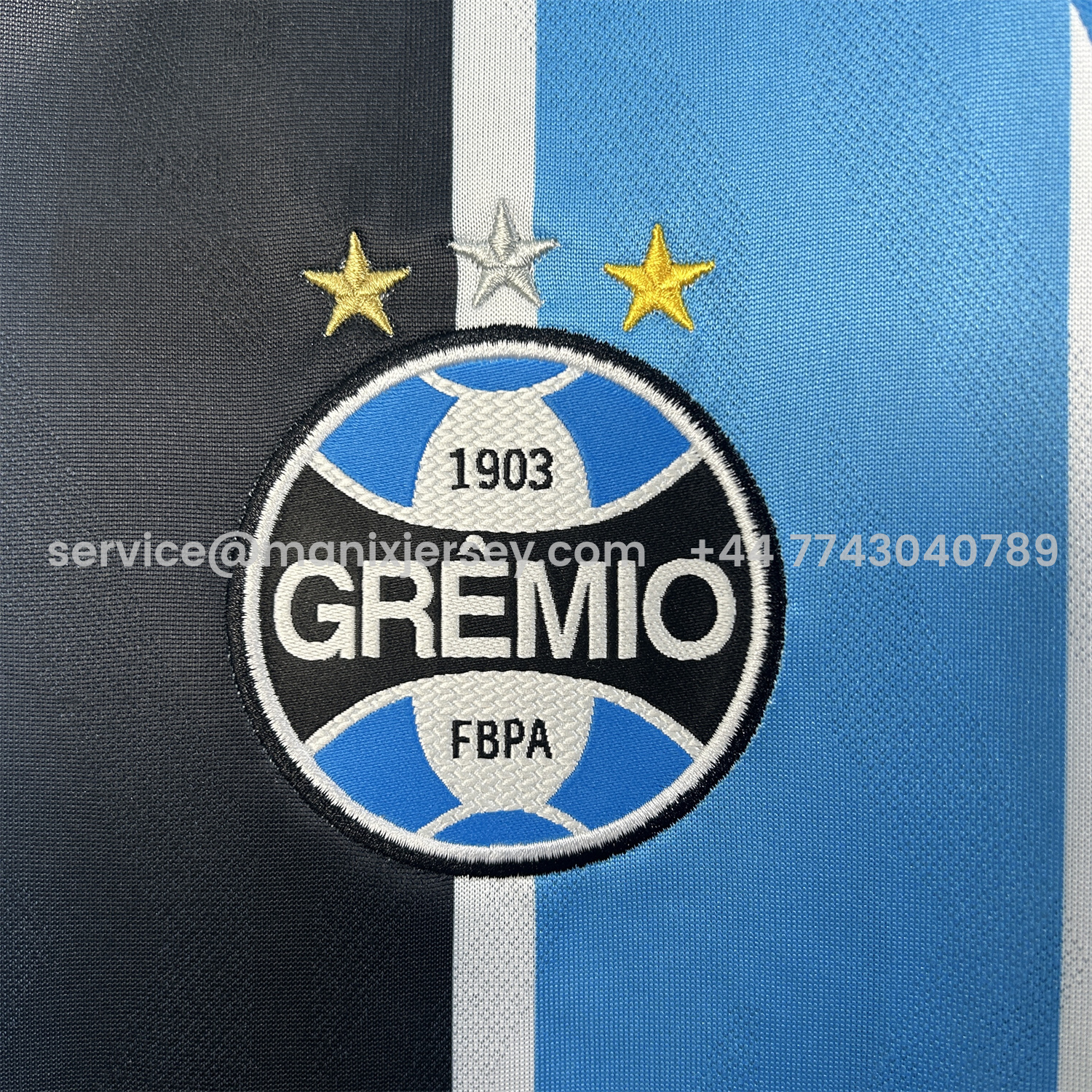 ManixJersey.com | Gremio 25-26 Home Unsponsored Long Sleeves Jersey - Fans Version -Customize Name, Number and Patch | Worldwide Shipping