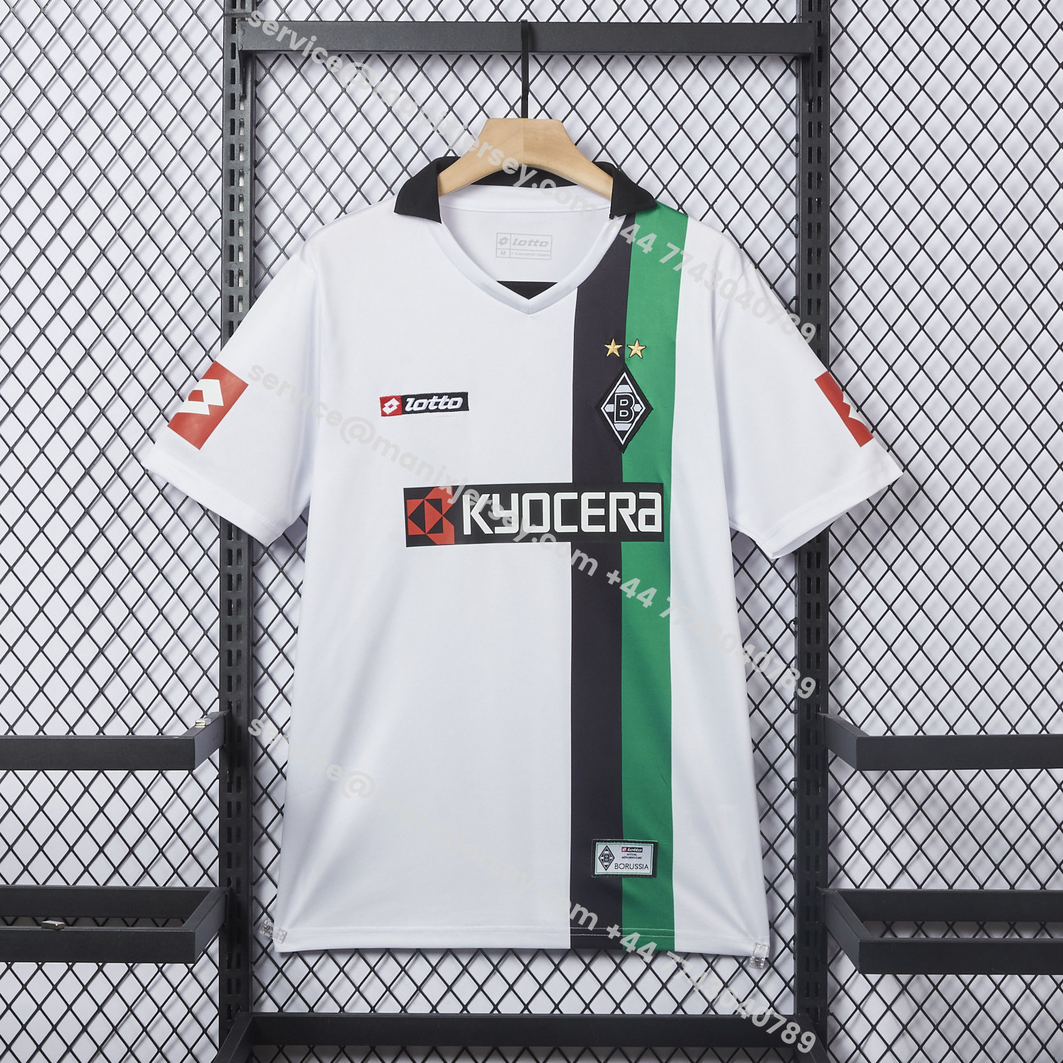ManixJersey.com | Retro Borussia Mönchengladbach 2008-09 Home Jersey -Customize Name, Number and Patch | Worldwide Shipping