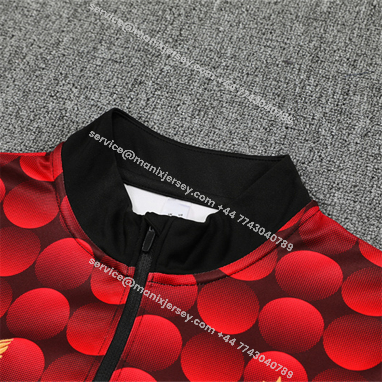 ManixJersey.com | Feyenoord 25-26 Long Sleeve Training Set - Red Top & Black Pants -Customize Name, Number and Patch | Worldwide Shipping