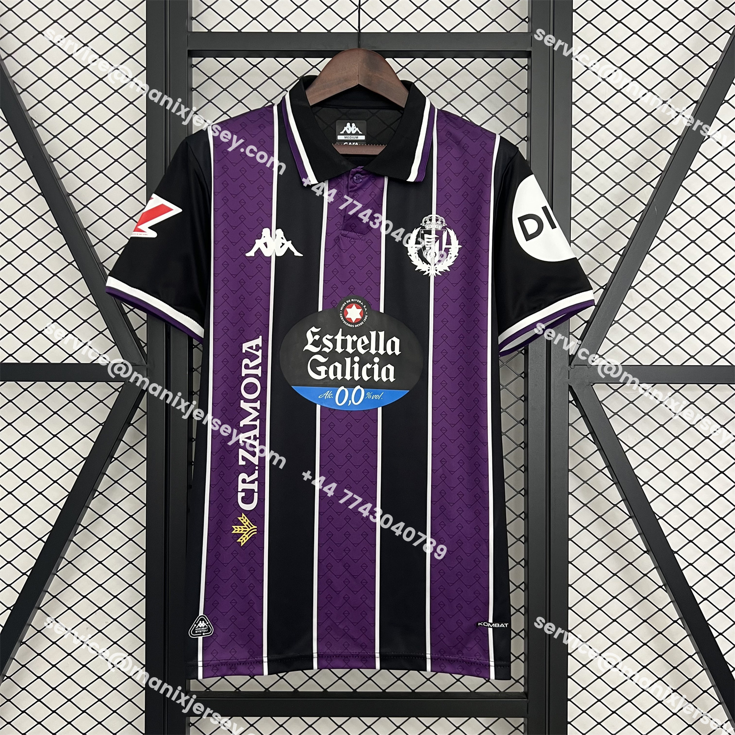 ManixJersey.com | Real Valladolid 25-26 Away Jersey - Fans Version -Customize Name, Number and Patch | Worldwide Shipping