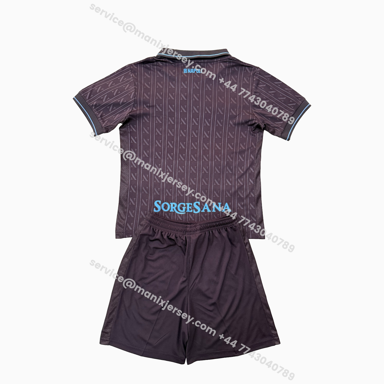 ManixJersey.com | Napoli 25-26 Third Kids Kit -Customize Name, Number and Patch | Worldwide Shipping