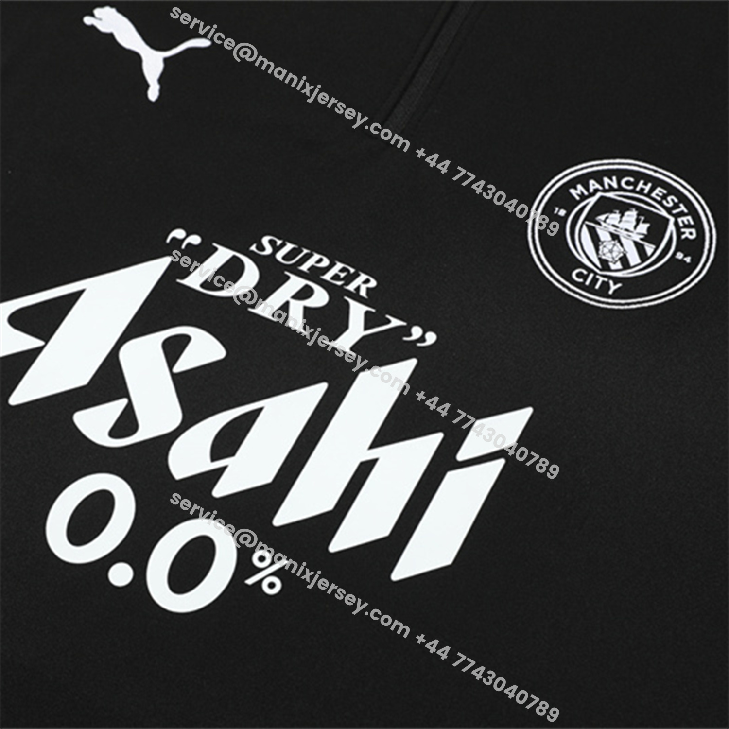ManixJersey.com | Manchester City 25-26 Long Sleeve Training Set - Black Top & Black Pants -Customize Name, Number and Patch | Worldwide Shipping