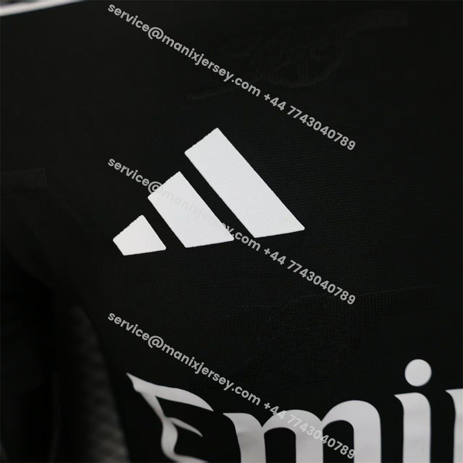 ManixJersey.com | Arsenal 25-26 Pure Black Special Jersey - Player Version -Customize Name, Number and Patch | Worldwide Shipping
