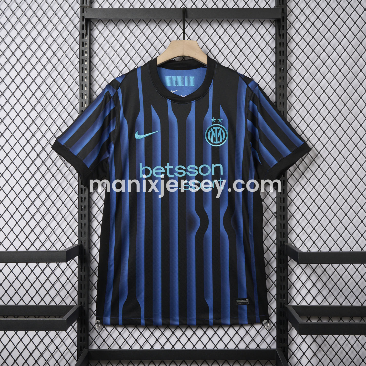 ManixJersey.com | Inter Milan 25-26 Home Jersey - Fans Version -Customize Name, Number and Patch | Worldwide Shipping