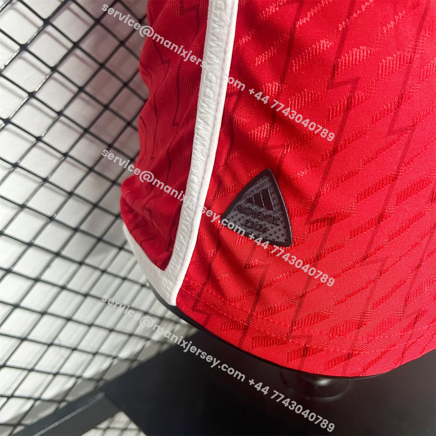 ManixJersey.com | Retro Arsenal 2023-24 Home Red Jersey - Player Version -Customize Name, Number and Patch | Worldwide Shipping