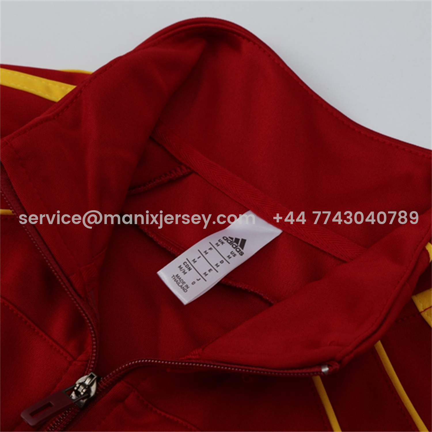 ManixJersey.com | Arsenal 25-26 Jacket Training Tracksuit - Red Jackets & Black Pants -Customize Name, Number and Patch | Worldwide Shipping
