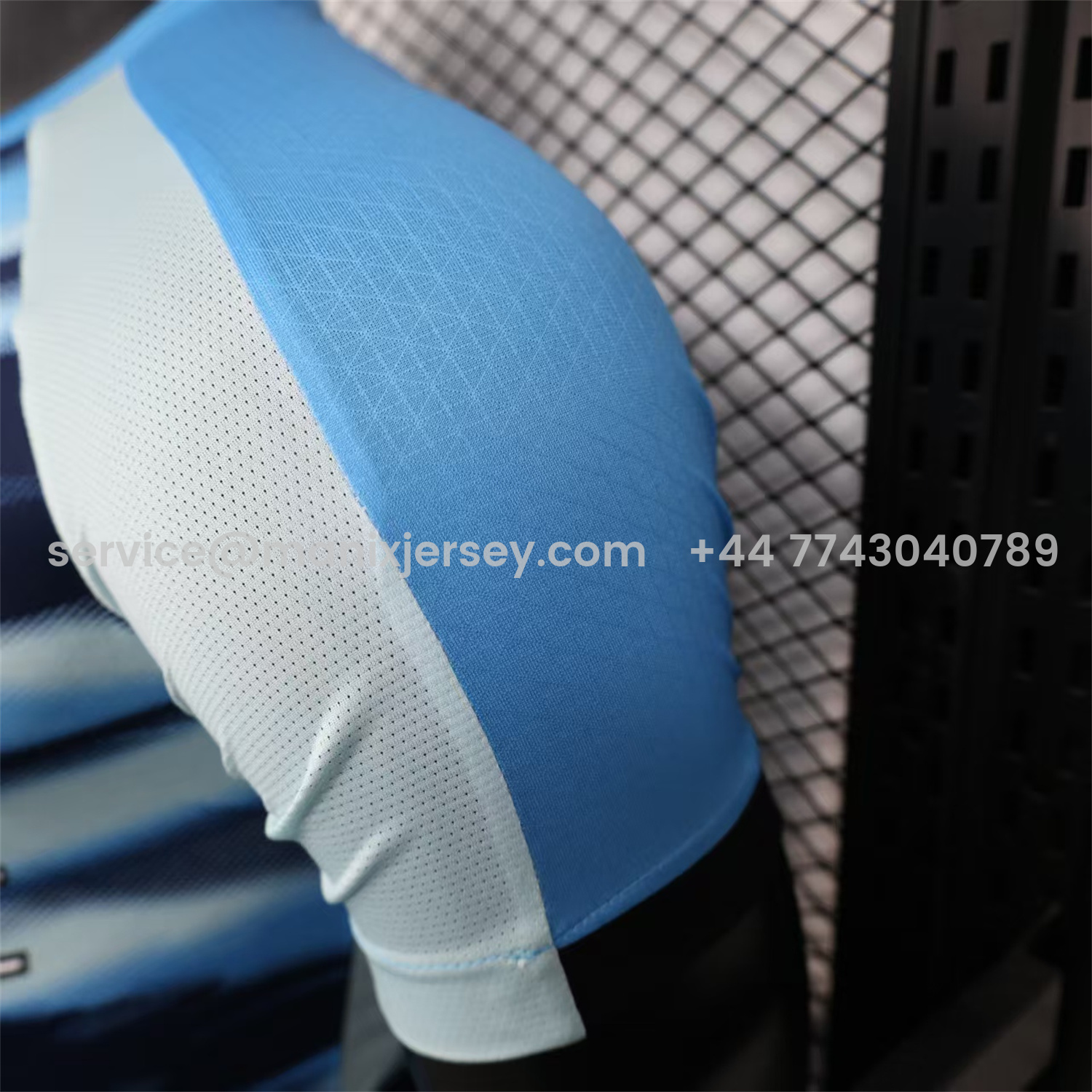 ManixJersey.com | Marseille 25-26 Blue Gradient Training Jersey - Player Version -Customize Name, Number and Patch | Worldwide Shipping