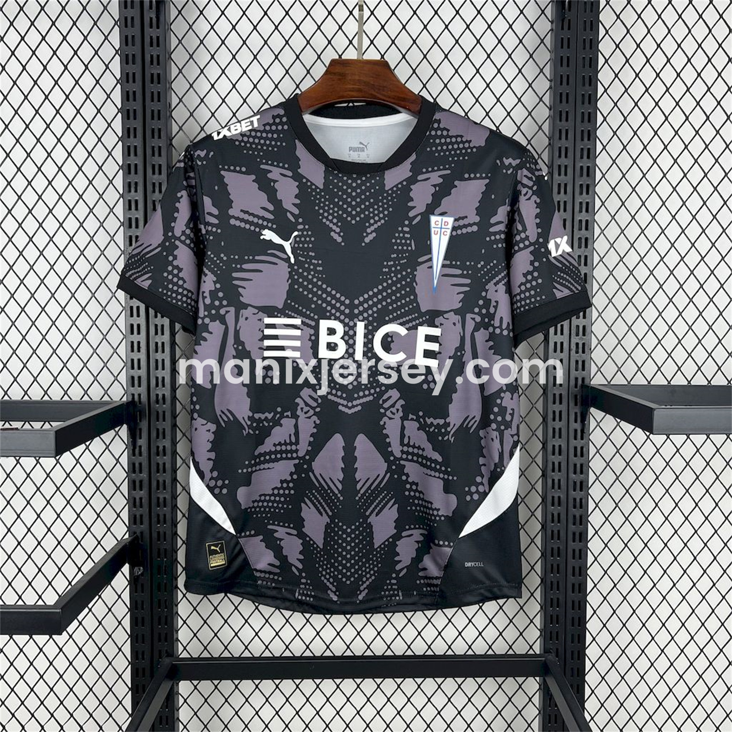 ManixJersey.com | Universidad Católica del Chile 2025 Black GK Goalkeeper Jersey - Fans Version -Customize Name, Number and Patch | Worldwide Shipping