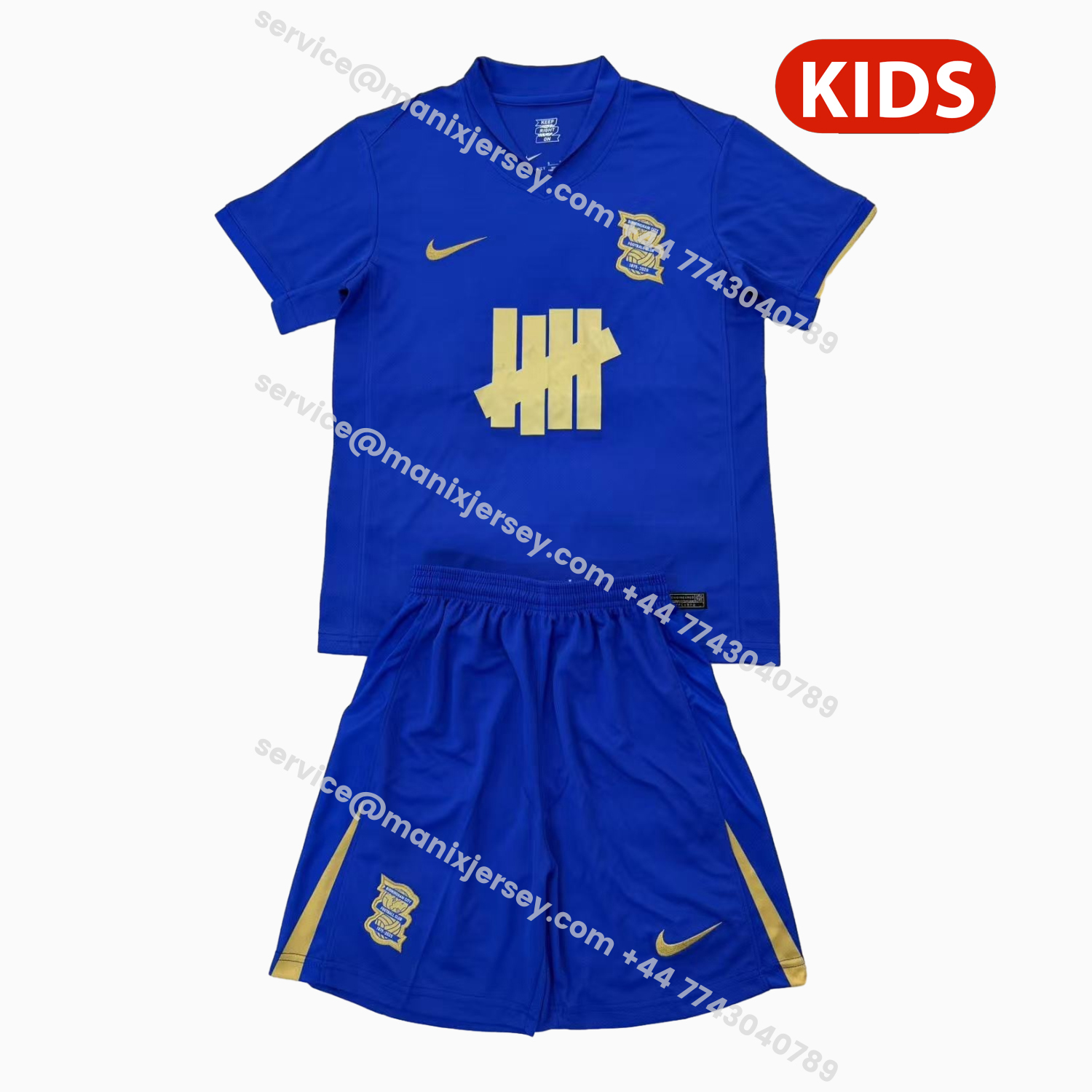 ManixJersey.com | Birmingham City 25-26 Home Kids Kit -Customize Name, Number and Patch | Worldwide Shipping