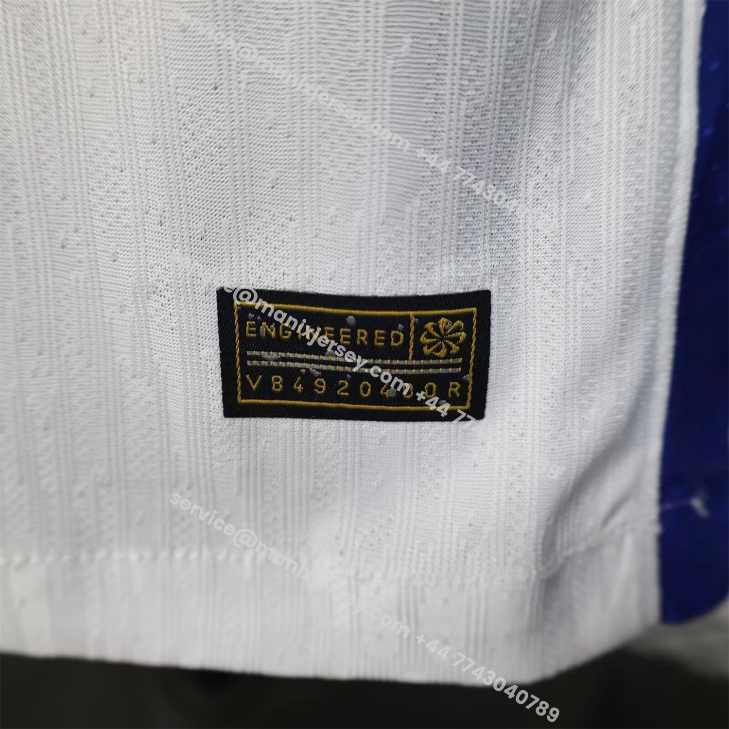 ManixJersey.com | Barcelona 25-26 Red And Blue Vertical Stripes Special White Jersey - Player Version -Customize Name, Number and Patch | Worldwide Shipping