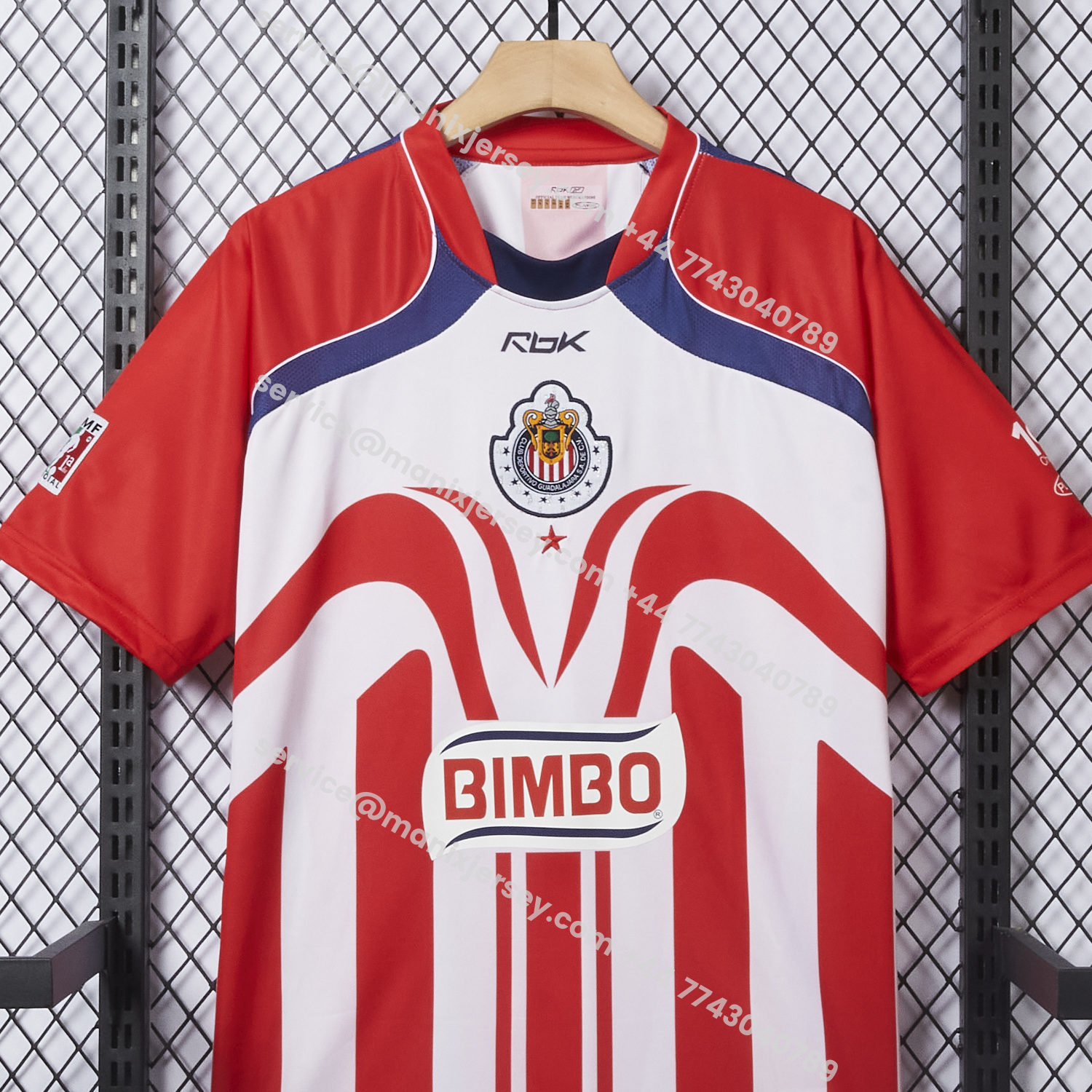 ManixJersey.com | Retro Chivas de Guadalajara 2006-07 Centennial Edition Jersey -Customize Name, Number and Patch | Worldwide Shipping