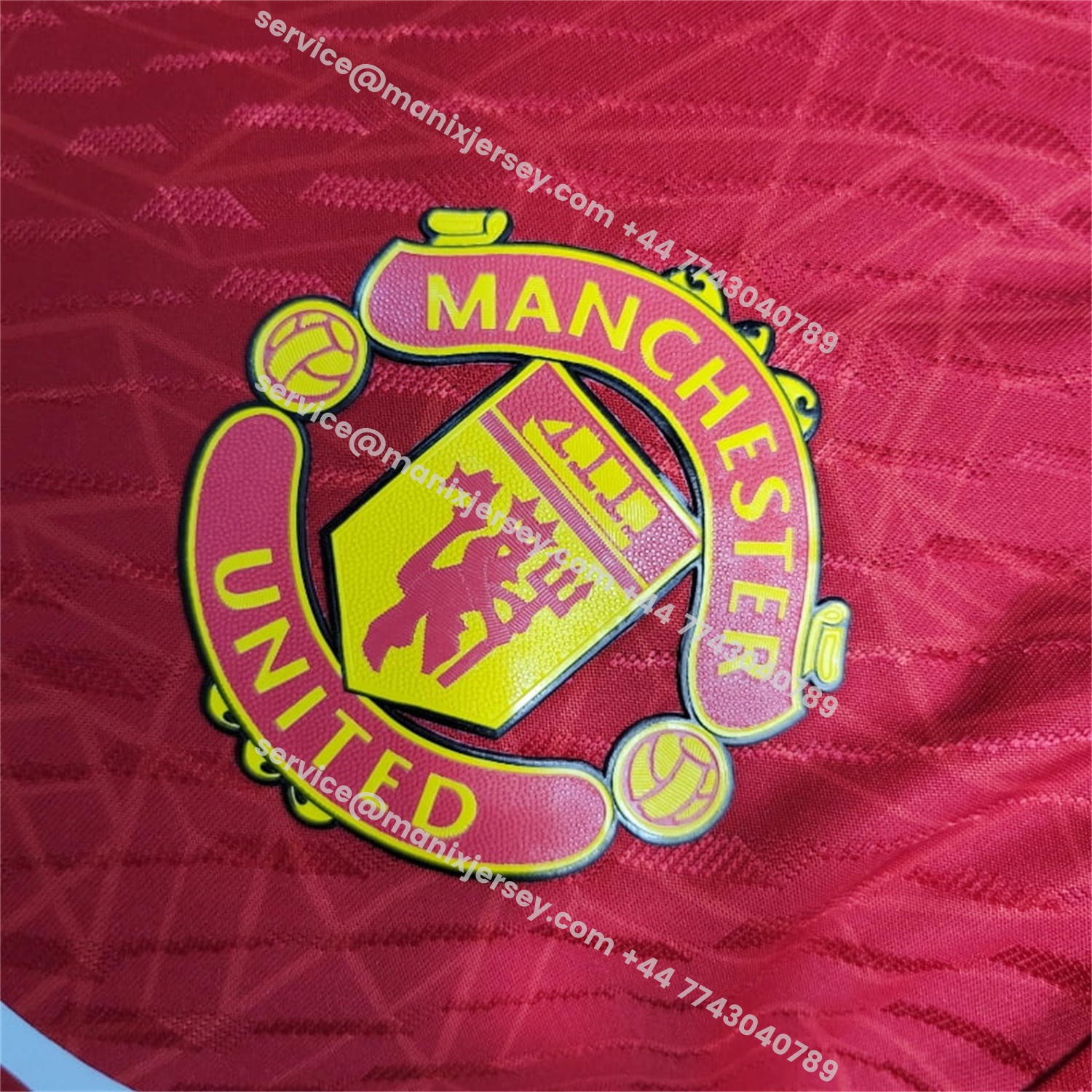 ManixJersey.com | Retro Manchester United 2023-24 Home Red Jersey - Player Version -Customize Name, Number and Patch | Worldwide Shipping