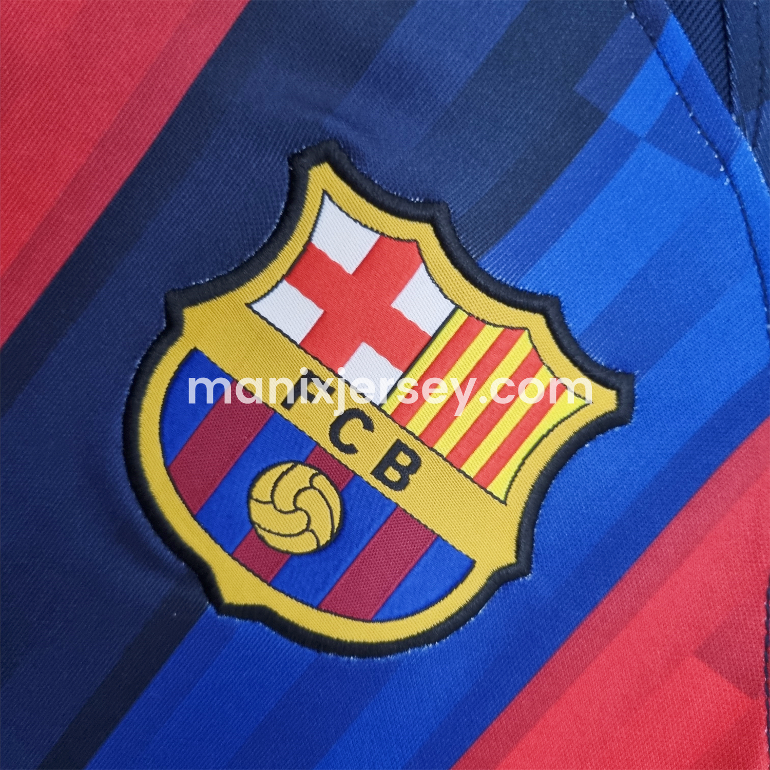 ManixJersey.com | Retro Barcelona 22-23 Home Jersey -Customize Name, Number and Patch | Worldwide Shipping